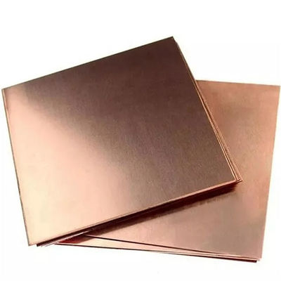 35-45 Hardness Prime Pure Copper Cathode Plate 26mm Thick C26800 C27200 Copper Sheet