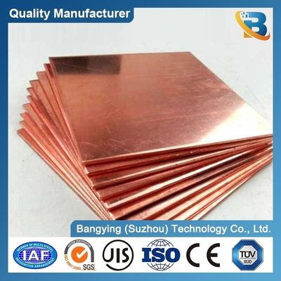 99.99% Red Copper Plate 20mm C12200 T3 C11300 Pure Copper Sheet for Customized Suppliers