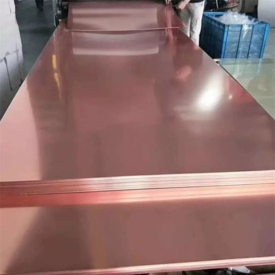 99.99% Red Copper Plate 20mm C12200 T3 C11300 Pure Copper Sheet for Customized Suppliers