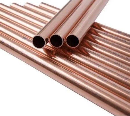 Red Copper Pipe 50mm ASTM C65500 B16.22 Seamless Tubes for Air Condition/Water Tube