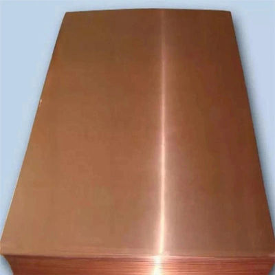 Red BYAS-115 Pure Copper Sheet/Plate 99.9% Purity 0.3mm-5mm Thickness Customized