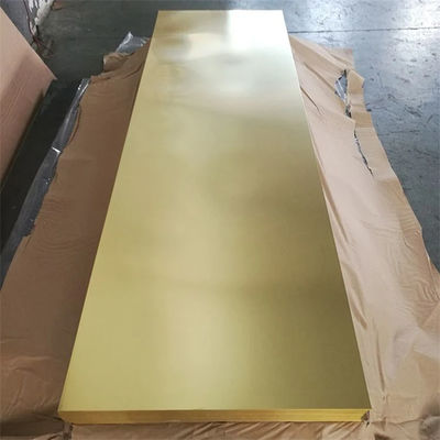 Melting Point 1083 ordm C11000 C10200 Copper Sheet Plate Polished Brass for ASTM Standard