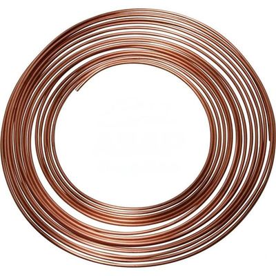 Customized Wall Thickness Copper Pipe 15mm Tube 3/8" Insulated for Air Conditioners