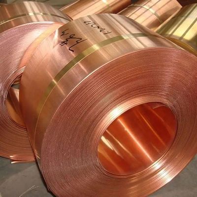 High Purity Electrolytic Copper Alloy Strip H80 H96 T2 Tu1 C2800 C12200 1 Inch Coils