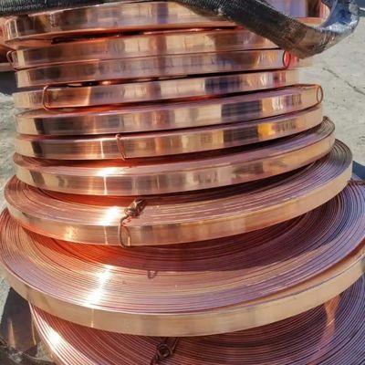 Professional Conductive Copper Metal Coil 0.1mm-2mm THK C17500 C1100 T2 Copper Strip