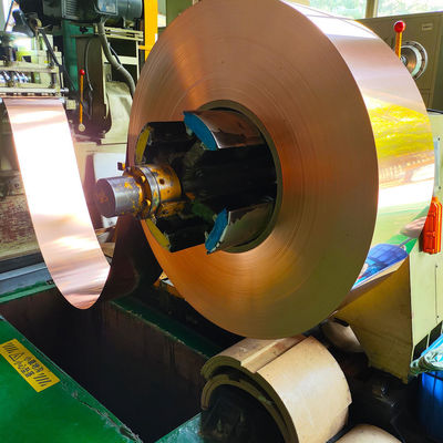 Professional Conductive Copper Metal Coil 0.1mm-2mm THK C17500 C1100 T2 Copper Strip
