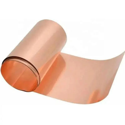 35-45 Hardness Customized 99.99% Pure Copper Strip Copper Sheet Metal Coil Copper Plate