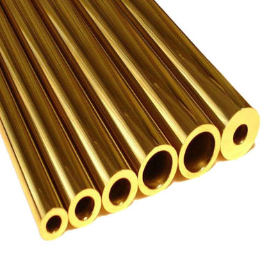 Brass Round Tube 20mm 25mm 3/8 H80 C26000 Cuzn30 Copper Pipe for Industrial Machinery