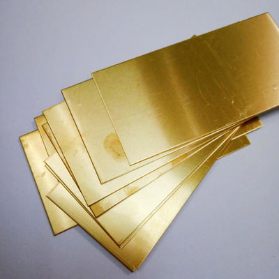 Customized ASTM C26000 C22000 Brass Plate Manufacturers 3mm 5mm Polished Brass Sheet