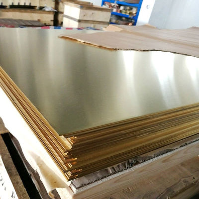 Customized ASTM C26000 C22000 Brass Plate Manufacturers 3mm 5mm Polished Brass Sheet