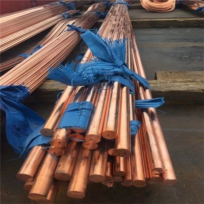 Copper Bars C12200 C18980 C15715 8mm 99.99% Red Round Square Copper Busbar Brass Rod Bar