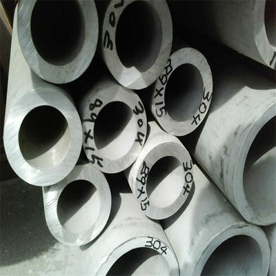 Stainless Steel Seamless Pipe for Water Project RoHS Certified 1mm-150mm Wall Thickness