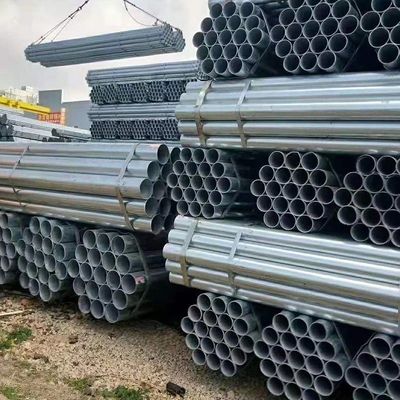 Hot Rolled Carbon Steel Z40 Galvanized Round Tube with Competitive Cost