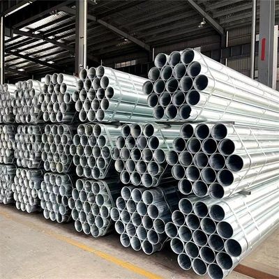 Hot Rolled 2 Inch Galvanized Steel Pipe for Greenhouse in 0.12-6 mm Thickness