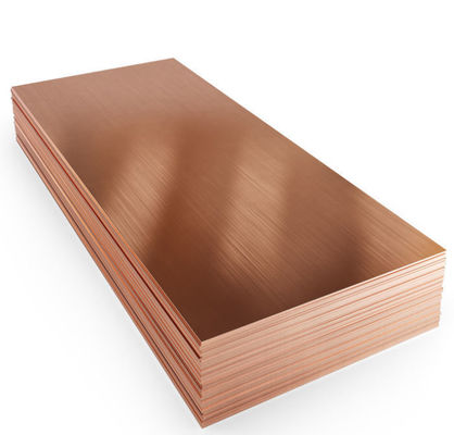 Customization Red Copper Plate 1/4 Inch T2 C1100 C1220 C2400 C2600 C1100 4X8 Sheets
