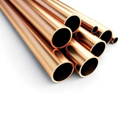 Copper Pipe Custom Diameter 15mm 25mm 50mm 100mm C11000 C70600 High Purity 99.9% Red