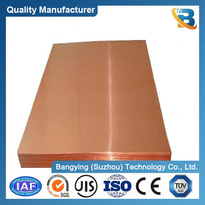 1083 ordm Melting Point C11000 ETP Tu1 Copper Sheet for Battery