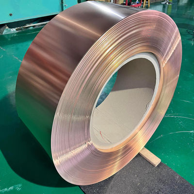 Professional Conductive Copper Metal Coil 0.1mm-2mm THK C17500 C1100 T2 Copper Strip