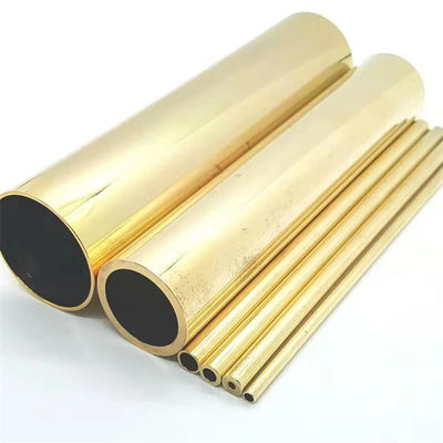 Manufacture Customized Straight Square/Round/Rectangular Brass Tube Pipe Length 1-12m