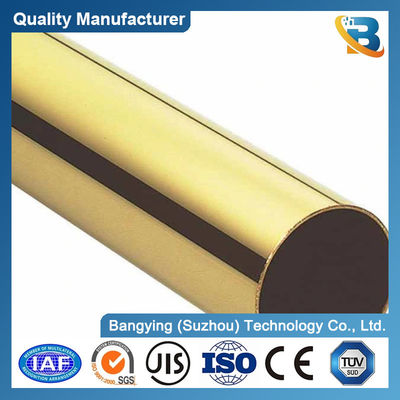 1/4h Temper Stainless Steel Tube for Rose Gold Pipe and 0.3mm-20mm Wall Thickness