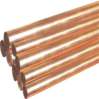 99.99% Pure Copper Rod Round Brass Copper Bars Customized for Melting Point 1083 ordm